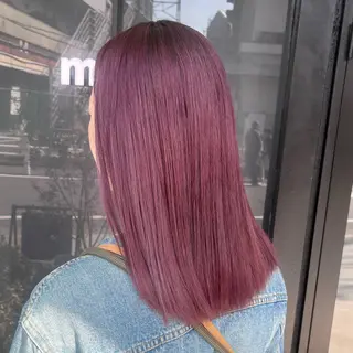 セミロング カラー 伊藤 玲衣のヘアスタイル