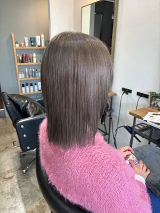 セミロング 《nico》 髙橋秋花🖤🧡のヘアスタイル