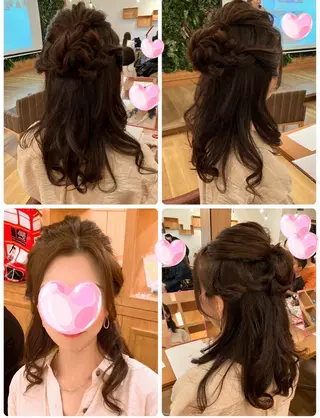 ヘアアレンジ 美容室chou＊chou所属・河邊マリコ まつ毛＆ヘッドスパ✨のエステ・リラクイメージ
