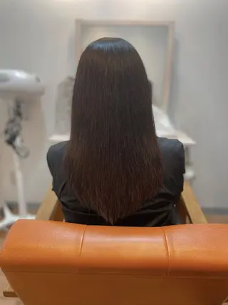 ロング モデル募集中lore 中村かれんのヘアスタイル