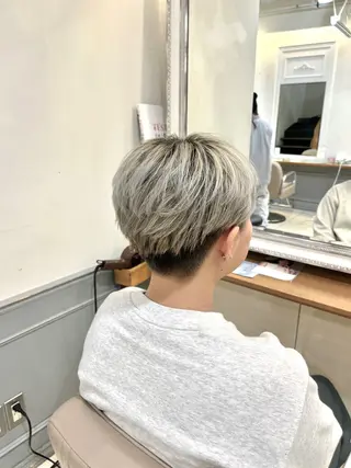 ショート メンズ メンズカットパーマ/ 横浜/佐藤桃香 🦥のヘアスタイル