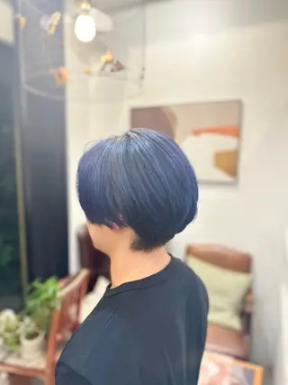 ショート カラー 村上 滉弥のヘアスタイル