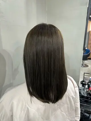 ミディアム カラー 山田 翔夢のヘアスタイル