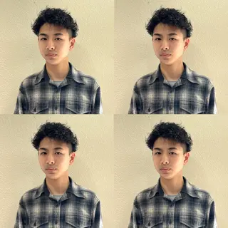 ショート パーマ メンズ 茅ヶ崎パーマ特化/ スパイラル/ハルキのヘアスタイル