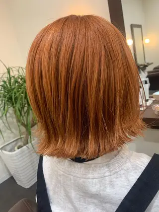 ミディアム 林 友美のヘアスタイル