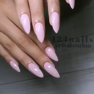 ロング カラー ネイル アイブロウ マツエク・マツパ パーマ ヘアアレンジ 424 nailsのネイルデザイン