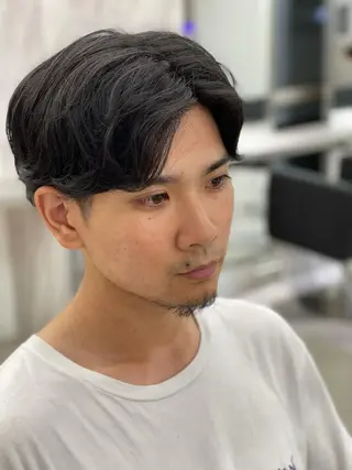 メンズ 島本 燎のヘアスタイル