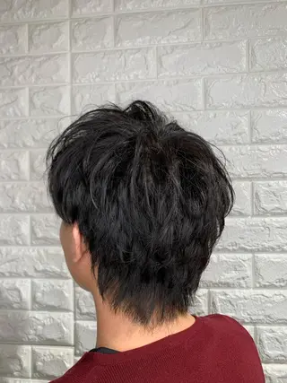 ショート パーマ メンズ Lee東三国 店長 谷辻誠志のヘアスタイル