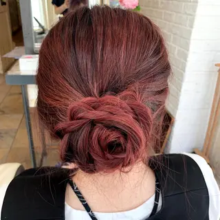 ヘアアレンジ 再現性×メンズヘア/ 表参道/MOMONEのヘアスタイル