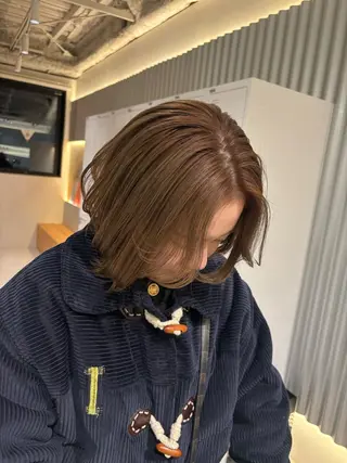 ショート カラー ヘアアレンジ 押切 響　のヘアスタイル