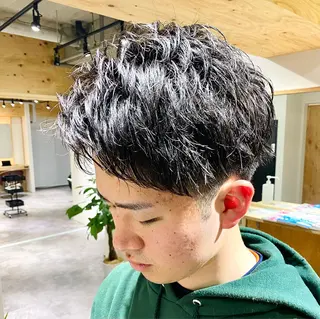 パーマ メンズ QOL 立川所属・トレンドパーマ‼️ NAOKI💥のヘアスタイル