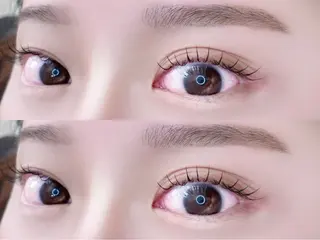 マツエク・マツパ ブラウン/静岡/髪質 改善/大人可愛い🐰のマツエク・マツパデザイン