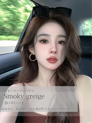 カラー 赤み消しカラー🪽 透明感カラー🪽のあのヘアスタイル