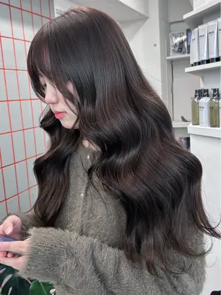 ロング カラー PELE所属・💍似合わせ 💖ミルクティー💖のヘアスタイル