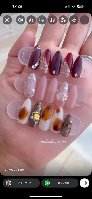 ネイル Lino𓂃⟡.· Chizuruのネイルデザイン