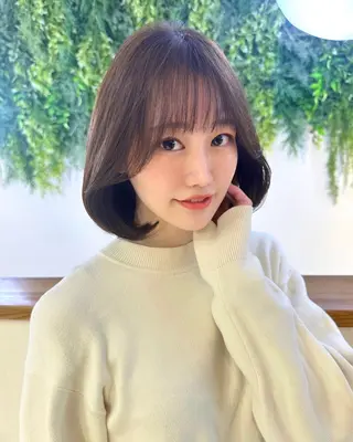 ショート カラー レイヤー/韓国ヘア /顔周り/大久保貴之のヘアスタイル