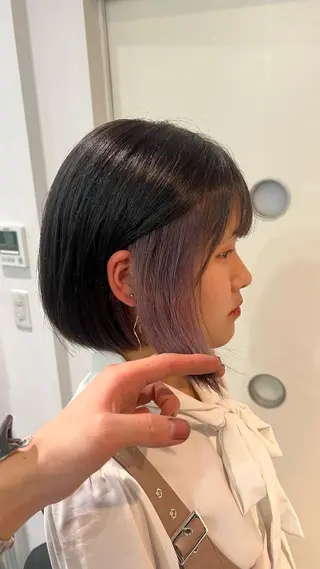 ショート カラー 🌈re-room EIKI🇰🇷のヘアスタイル