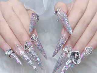 ネイル MoMoA Nail ネイル長さ出し専門店のネイルデザイン