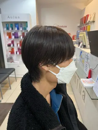 ショート メンズ 韓国風メンズ/毛流れ ヘアなら須田龍世のヘアスタイル