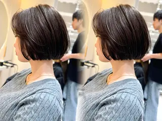 ミディアム 🩵縮毛矯正・ボブ 岩原朋也🩵のヘアスタイル