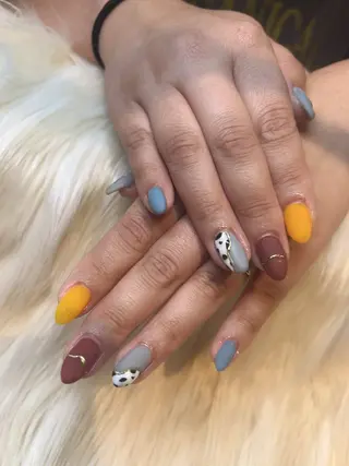 ネイル hair&make EARTH coiffure beaute 龍ケ崎店所属・nailset/ asukaのネイルデザイン