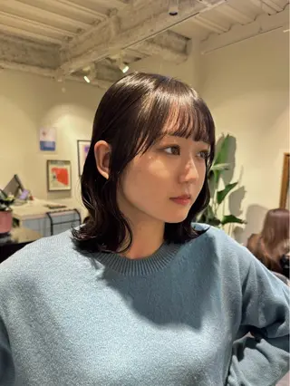 ミディアム カラー ayaka♡ 柔らかカラーのヘアスタイル