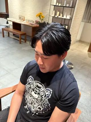 メンズ 時﨑 実子/透明感カラーのヘアスタイル