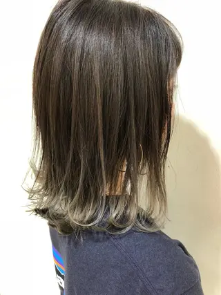 セミロング Zina西新 井上貴幸のヘアスタイル