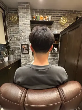ショート メンズ millionbucks barbershop 上野店所属・【無料/特殊ヘア/ 上野/バーバー】東山のヘアスタイル