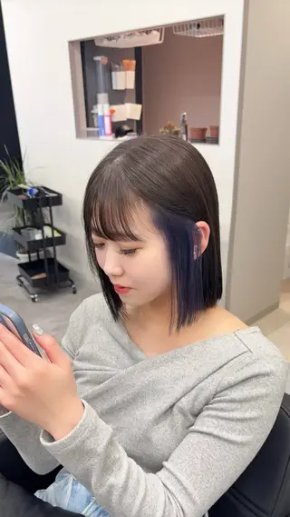 ミディアム Nail &Beauty by UNO伊勢原所属・COCO .のヘアスタイル