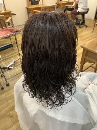 パーマ SALOWIN新宿三丁目frente所属・髪質改善/艶カラー MISATOのヘアスタイル