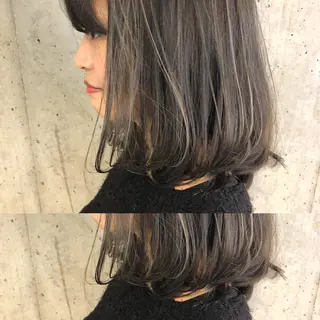 ショート カラー パーマ ヘアアレンジ メンズ キッズ ネイル マツエク・マツパ 韓国風×透明感カラー 髪質改善オタベシンヤのヘアスタイル