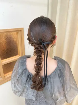 ヘアアレンジ 参列・イベントヘア♡ ゆいなのヘアスタイル