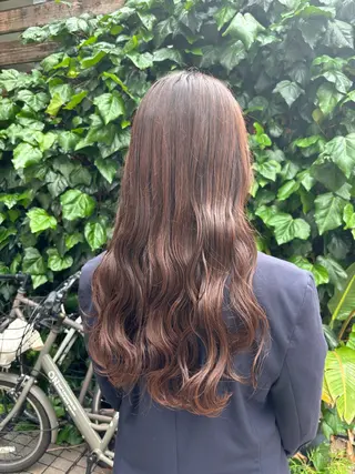 ロング 🤍Nozomi/ オリーブカラー🌿のヘアスタイル