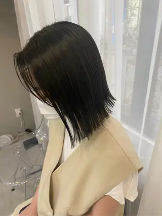 ショート カラー ヘアアレンジ M所属・ハイトーン/透け感 カラー🎀真香のヘアスタイル