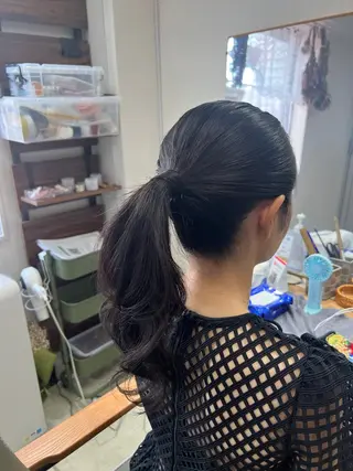 ロング ヘアアレンジ 山室 敬義のヘアスタイル