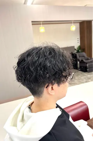 ショート パーマ メンズ KEN 🌟のヘアスタイル