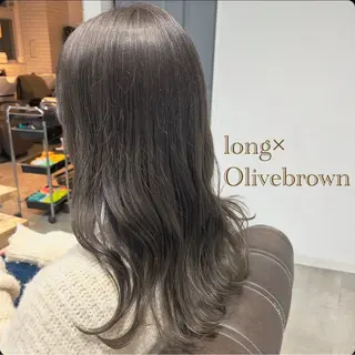 ロング カラー Eri 🌿透明感カラーのヘアスタイル