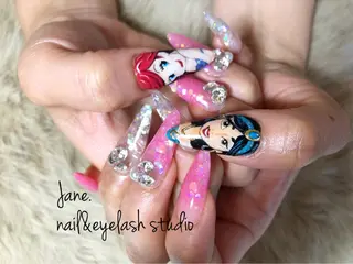 ロング キッズ ネイル Yakko pas á pasのネイルデザイン