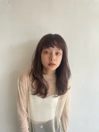 ロング elena byartefice所属・安達 萌花のヘアスタイル