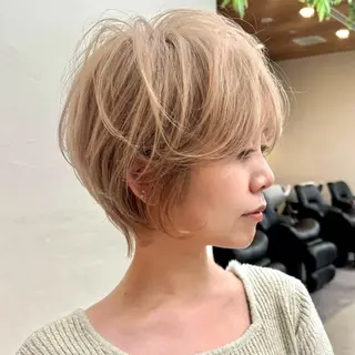 ショート カラー 銀座/ショート特化/ 似合わせカット/といのヘアスタイル