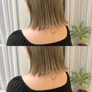 ミディアム 🤍🤍韓国ヘア おたけ🤍🤍のヘアスタイル