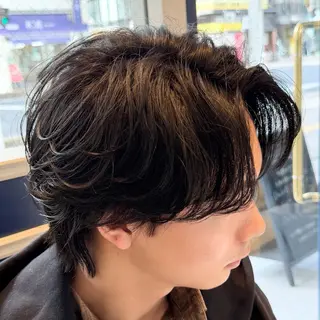 ショート カラー メンズ 吉田 新平のヘアスタイル