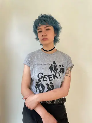 ショート カラー 篠江 廉のヘアスタイル