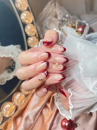 ネイル 23時まで❤︎韓国、 ワンホンネイルのネイルデザイン