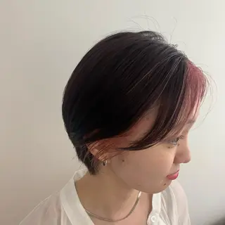 ショート カラー 【韓国ヘア・ネイル】 HINATA🍒のネイルデザイン