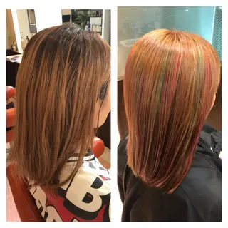 セミロング やまぐち まりんのヘアスタイル