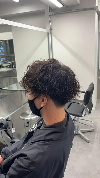 ミディアム カラー パーマ ヘアアレンジ メンズ キッズ ネイル マツエク・マツパ アイブロウ 🔥メンズパーマ特化 🔥店長中村雄樹のヘアスタイル