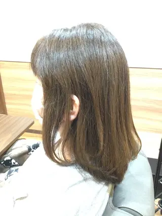 ミディアム カラー Annon プライベートサロンのヘアスタイル