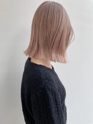 ミディアム カラー GiseL ジゼル六本松のヘアスタイル